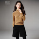 Late White New Product 2025 Winter Fashion Casual Sweater Temperament Turtleneck Solid Color Wool Sweater Women Camel S