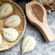 Household vegetable bun mold New Year steamed bun tool household bean paste meat bun wooden flower pastry thickened and deepened large classic bun mold deepened wooden