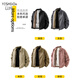 YISHion 2025 new PU leather jacket for men in autumn and winter plus velvet thickening loose trendy brand warm motorcycle leather jacket flagship official 472 brown upgraded model M 90-125Jin Jin is equal to 0.5 kg