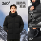 NetEase carefully selected new product 90 fresh velvet light business bread coat hooded down jacket for men's commuting-20 cold-resistant, fluorine-free, waterproof and anti-fouling A style 25 autumn and winter-hooded-graphite black L (175/96A)