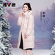 Yalu Down Jacket Women's Medium Long 2025 Winter New Fashion Casual Thickened Fashion Jacket