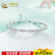 China Gold (CHINA GOLD) platinum bracelet pt950 sparkling abacus beads platinum bracelet birthday gift for girlfriend and wife, about 12.24g, adjustable range 56-58mm
