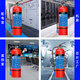 Zhe'an Guangxiao portable hexafluoropropane fire extinguisher, stainless steel non-magnetic 3C certified national standard precision instrument fire extinguisher, no powder, no residue, hanging clean gas automatic fire extinguishing device, 4kg portable hexafluoropropane fire extinguisher