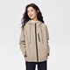 Giordano Windproof Jacket Women's Autumn and Winter Bone Broken Multi-Pocket Loose Hooded Windbreaker Jacket 13375130