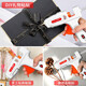 RSRDDY hot melt glue gun children's handmade DIY artifact glue gun household high viscosity hot melt glue stick hot melt gun flag upgraded 50W glue gun + 10 glue sticks