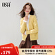 Osha retro twisted V-neck sweater for women winter new Kochi commuter sweater cardigan top light yellow L