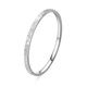 Wanfulong 2025 New Crushed Ice Platinum Bracelet PT950 Sparkling Platinum Ring Bracelet Light Luxury and Versatile Gift 15.56g, 2025 New Crushed Ice Platinum Bracelet 59cm