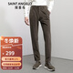 Announcement Bird casual sports trousers men's straight easy-care corduroy long trousers ESK233721U gray coffee 32