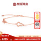 Water shell gold 18K gold gourd bracelet. 18K rose gold gourd bracelet as a holiday birthday gift for girlfriend. 18K rose gold gourd bracelet is about 1.3 grams. The more you pay, the less you pay.