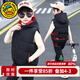 G.DUCKKIDS boys' vest autumn and winter children's vest outer wear thickened warm winter cotton jacket boy handsome student clothes black 160