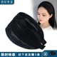 DING FEI middle-aged and elderly headbands, wide-brimmed, simple, toothed, non-slip hairpins, temperament, hollow hairbands to cover gray hair and broken hair, women's black-leaf pattern headbands A27-109