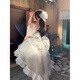 COMIC SOUL fugitive princess evening dress for women 2025 new style small student 18th birthday adult ceremony tutu skirt super fairy white bow full set XS dress is too small please consult customer service