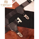 Modal non-slip sock clip with leg ring garter belt European and American trendy formal wear unisex metal clip shirt black and white stockings 1 pair of black sock clip classic frosted