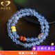 GONMCEAN Fucai ice aquamarine multi-circle bracelet double-circle blue crystal bracelet women's jewelry gift beads 6mm double circle