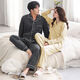 Victoria style pajamas wedding newlyweds couple set red island velvet autumn and winter men's and women's zodiac year couple's pajamas winter MZD male 2663 female 1663 M female + male L