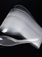 Yusenyi Disposable Spoon Plastic Takeaway Fast Food Spoon S103 Rice Spoon Commercial Transparent Yellow Small Spoon Thickened 103 Spoon 1800 Transparent