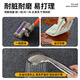 Jun Yuexi kitchen floor mat is waterproof, non-slip, wipeable, washable, oil-proof, full-cover, special high-end mat, stain-resistant, household large area, gray TPE single stripe 9mm thickened version 200cm*300cm