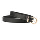 Women's Korean Fashion Belt Student Jeans Decorative Thin Belt Clothing Matching Belt Women 782 Black