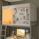 Fantasy student dormitory blackout integrated bed curtain upper bed mosquito net lower bed dustproof student dormitory universal bed curtain fully surrounded blackout style - beige no curtains against the wall to block four sides upper bunk three doors width 90 length 190 height 110