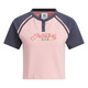 Adidas (adidas) clover kurzärmelig Frauen Sommer Neue Outdoor-Sportarten Kurzer Mode Casual Round Neck T-Shirt JP1429 L