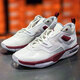 Nike Herren Herbst Neue Sneaker Jordan bleiben loyal 3 Luftpolsterpolsterung Praktische Basketballschuhe Freizeitschuhe FB1396-160/Weiß Red 42