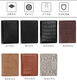 Carbon Fiber RFID Card Holder Multi-Slot Card Holder Simple Long Version Credit Card Holder Card Holder PU Black-Crazy Horse Leather