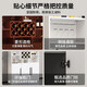 Yusenyi Wine Cabinet Partition Cabinet Home Wall Porch Simple Entry Door Shoe Cabinet Integrated Living Room Side Cabinet Cabinet Storage Cabinet Includes Entry Three Doors 120 Gray + Marble Pattern