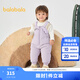 Balabala shopping mall same style baby trousers girls down overalls winter wear 2025 new warm pants hyacinth purple 70618-white duck down 90 down filling 46g