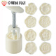 Baishengniu Mid-Autumn Mooncake Mold Household Non-stick Mung Bean Cake Pastry Model Printing Ice Skin Hand-pressed Baking Dessert Mold Cherry Blossom Plum 6 Flowers (50g)