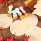 Household blessing, wealth, longevity and joy dumpling seal pasta baking dumpling artifact blessing word dumpling skin fire paint small seal fortune, wealth, longevity and joy, full set of 4 pieces