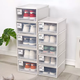 Yusenyi Thickened Shoe Box Drawer-Type Plastic Free Combination Men's and Women's Shoe Storage Box Transparent Dustproof Organizing Box No Assembly 6 Pack Cost-Effective Package Width x Depth (Length) x Height 24.5x30.6x13.1cm 24 pcs 24.5x30.6x13.1cm