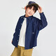 Duojia boys' denim shirts 2026 spring and autumn children's versatile casual long-sleeved tops for older children's seasonal thin coats