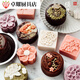 Baishengniu Mid-Autumn Mooncake Mold Household Non-stick Mung Bean Cake Pastry Model Printing Ice Skin Hand-pressed Baking Dessert Mold Cherry Blossom Plum 6 Flowers (50g)