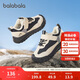 Balabala children's shoes children's toddler shoes boys and girls baby shoes plus velvet and water repellent 2025 autumn and winter shoes 208425145218