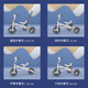 Playkids Proco tricycle four-in-one foldable balance bike bicycle for children 1-3 years old toddler walker S02-2 star blank_upgraded version of the seat is adjustable