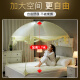 Antarctic mosquito net, yurt mosquito net, three-door 1.8-meter bed-style palace double bottomed beige