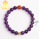 MARDOTG Brazilian Amethyst Bracelet Crystal Buddha Bead Bracelet Gift for Women