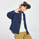 Duojia boys' denim shirts 2026 spring and autumn children's versatile casual long-sleeved tops for older children's seasonal thin coats