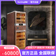 Meijing RACHING/ Meijing Double RR980 Cigar Cabinet 2025 New Intelligent Constant Temperature and Humidity Humidifier Rolls-Royce Bentley Car Interior Process Paint Polishing Havana Coffee Color