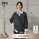 Mai Meng MM Mai Meng casual sweater sweater tops for men and women, same style for couples 25 winter new style 9GB930691, same style for men and women - clip-on camel 9GB930691 XS (men's XS code is equivalent to women's M code)