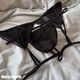 UncleShorts sexy lace thong set men's underwear niche design interesting briefs black two-piece suit niche sexy lace thong M M100-120Jin Jin equals 0.5 kg