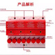 Tianjin Zhongli first-level lightning arrester second-level surge protector CPM-R40T/4P-R65T-R100T fuse red 4P_R20T