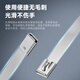 TYO 304 stainless steel cable ties, high strength, cold and high temperature resistant, pipe fixing, stainless steel cable ties, detachable, 4.6mm*350mm-100 pieces