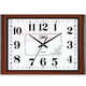 Combasi salon room sons mural horloge chambre chambre bureau table de suspension simple calendrier horloge ménage quartz horloge perpétuelle calendrier 6626 Modèle de calendrier en bois Disque noir 10 pouces 49 * 34cm