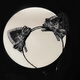 CEENIU cat ear headband, rabbit ear headband, black lace sexy collar, internet celebrity abstinence cat ear headband, black cat ear headband + bow collar