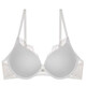 AIMER HOME autumn and winter lace push-up bra for women, black suit, 80A 36B
