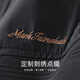 Mark Huafei Simple Baseball Collar Men's Jacket 2025 Autumn New Heavy Industry Embroidered Pilot Commuting Casual Jacket Black-Regular Style L/175