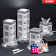 Bull (BULL) same style multifunctional vertical socket tower type three-dimensional plug strip porous household plug board panel mini intelligent multi-purpose layer strip plug 4-layer USB silver tower type 4.8 meters