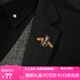 Shijun (SHIJUN) Chinese style glaze color brooch, exquisite enamel color dragonfly men's suit jacket, bird corsage handmade accessories, bee