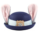 Officer Judy Rabbit Dome Hat Zootopia Children and Adults Photo Decorative Ears Donglai Recommended Product Officer Judy Hat (Children) 50-54cm Suitable for 3-12 Years Old